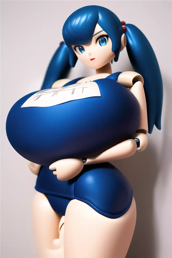 ドールフィギュア風スク水爆乳