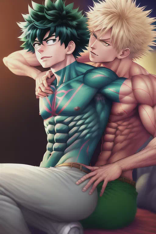 [AI] DekuBaku, Deku, and Bakugou