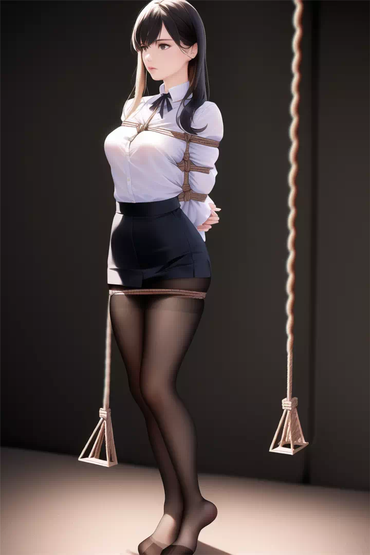 AI bondage girl