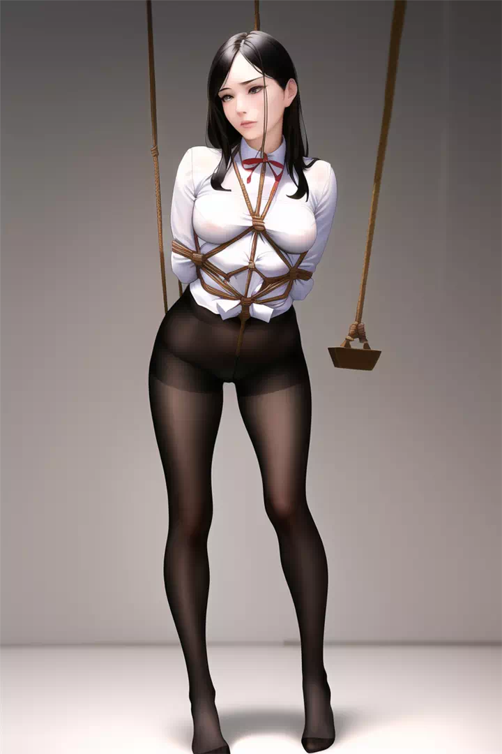 AI bondage girl