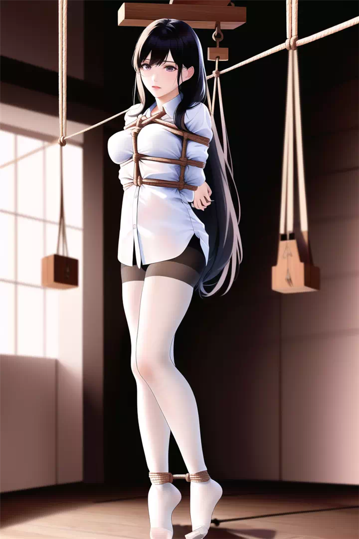 AI bondage girl