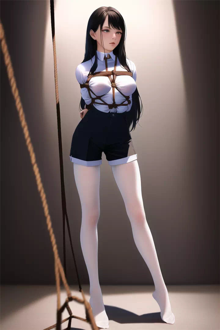 AI bondage girl