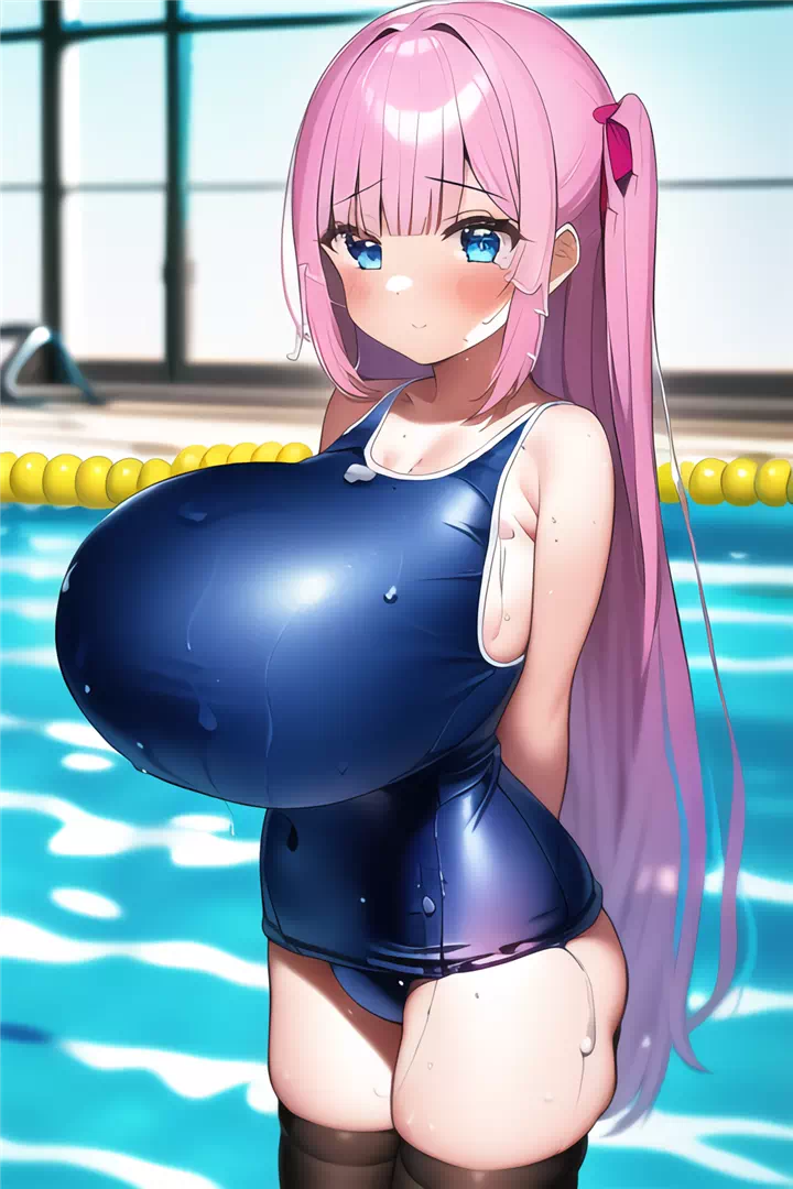 何処かで見たようなキャラのスク水爆乳詰め合わせ_8