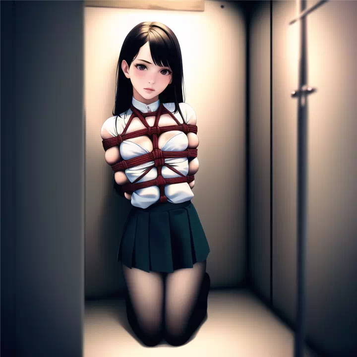 AI bondage girl (some test