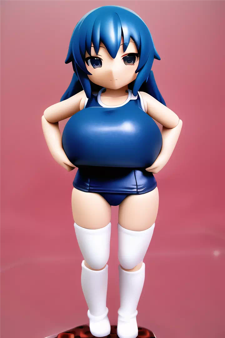 ドールフィギュア風スク水爆乳(ねんどろいど編)