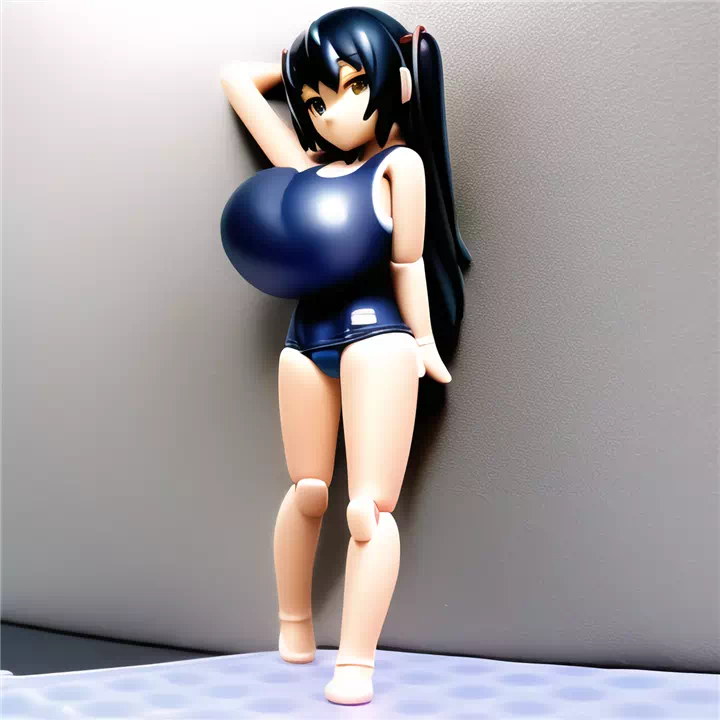 ドールフィギュア風スク水爆乳(ねんどろいど編)