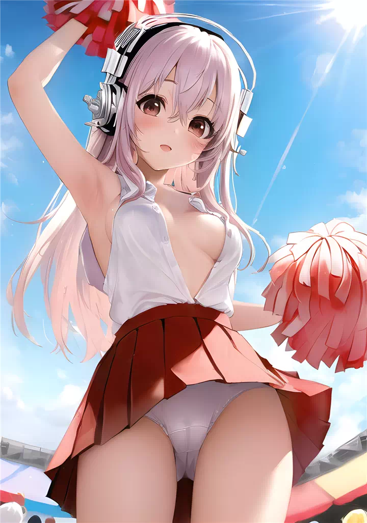 8)sonico cheerleader panties #1