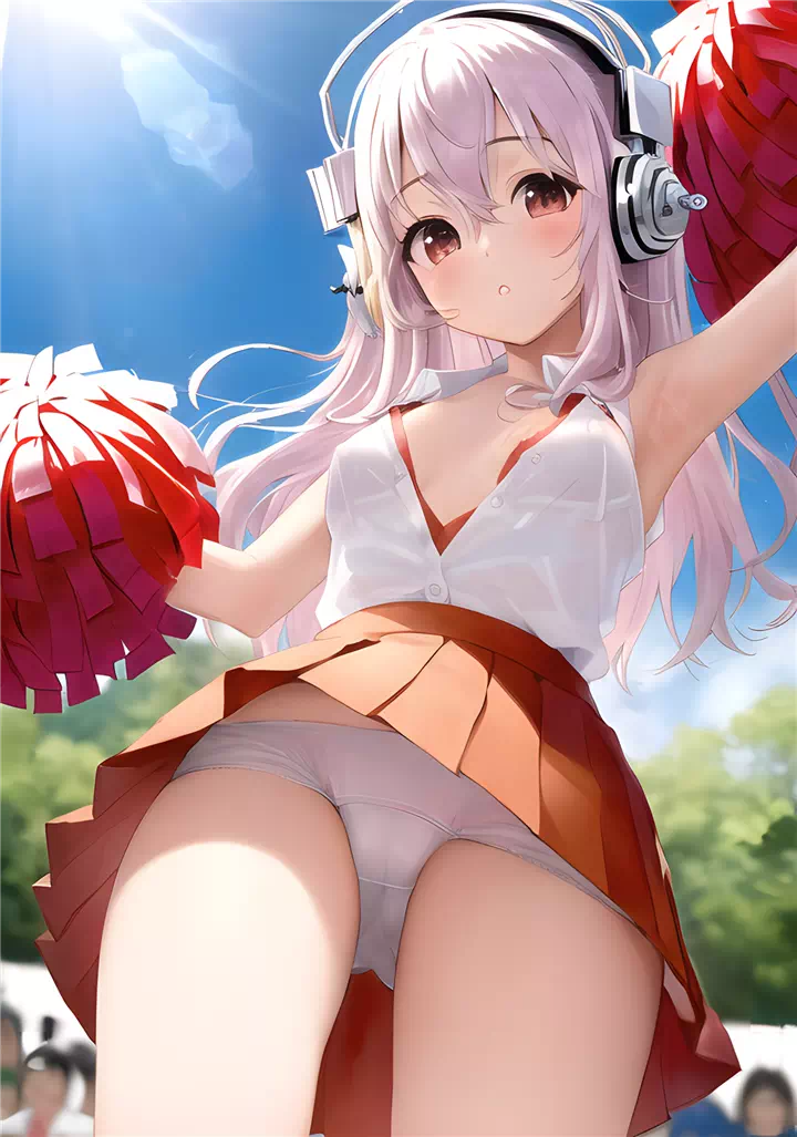 8)sonico cheerleader panties #1