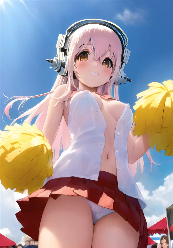 8)sonico cheerleader panties #1