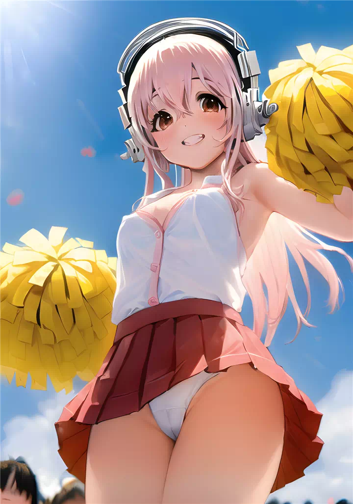 8)sonico cheerleader panties #1