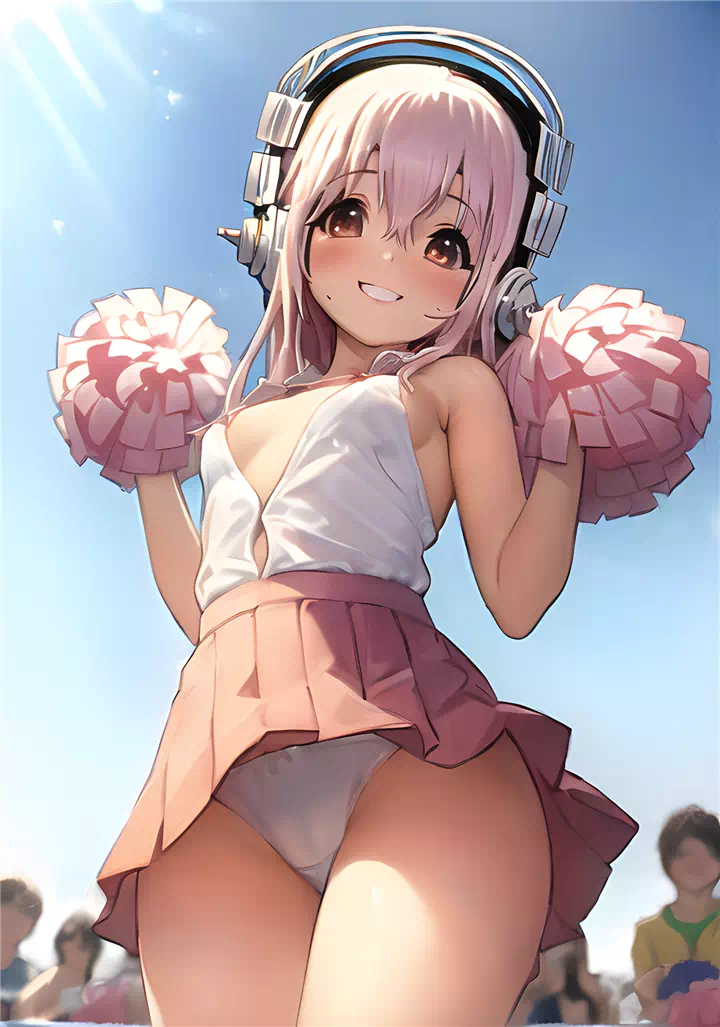 8)sonico cheerleader panties #1