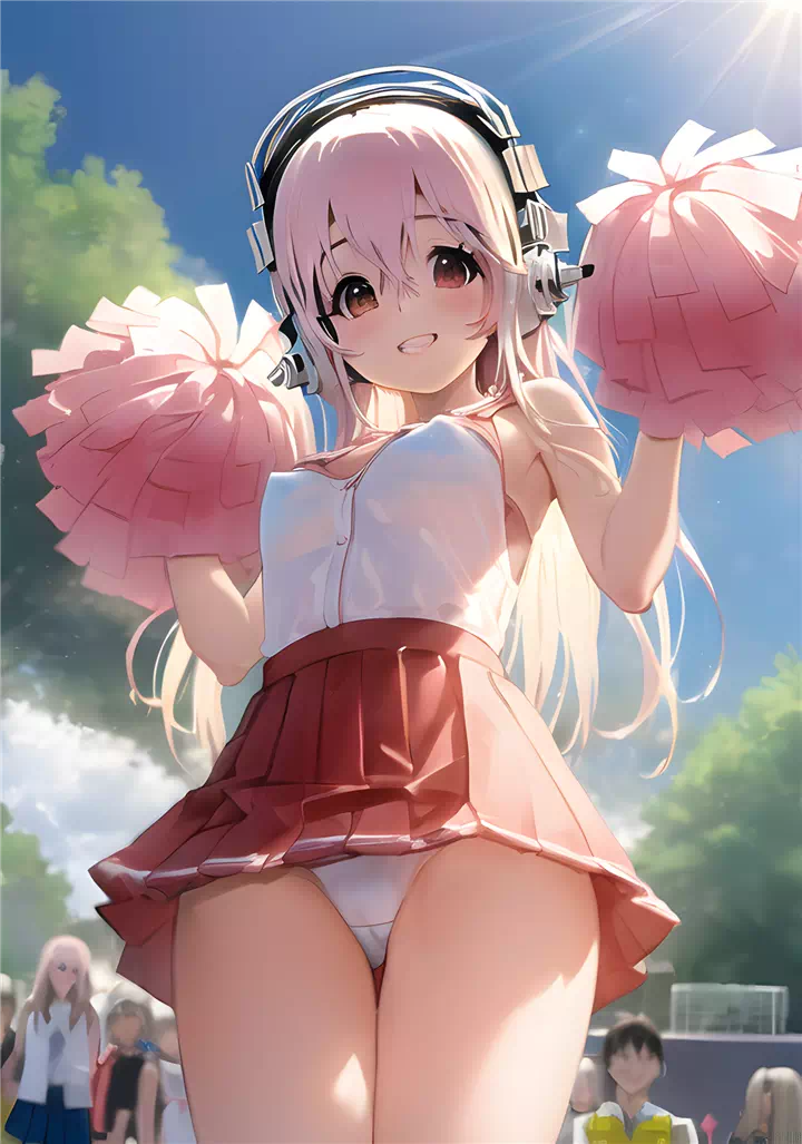 8)sonico cheerleader panties #1