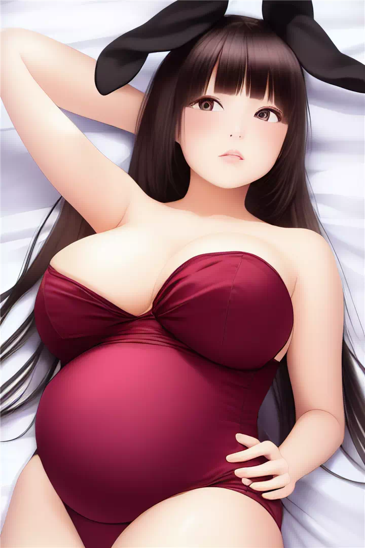 Pregnant teen bunny suit edition