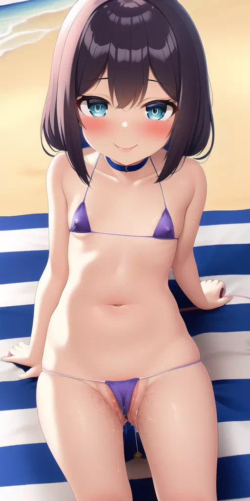 [AI] Sassy Loli Beach