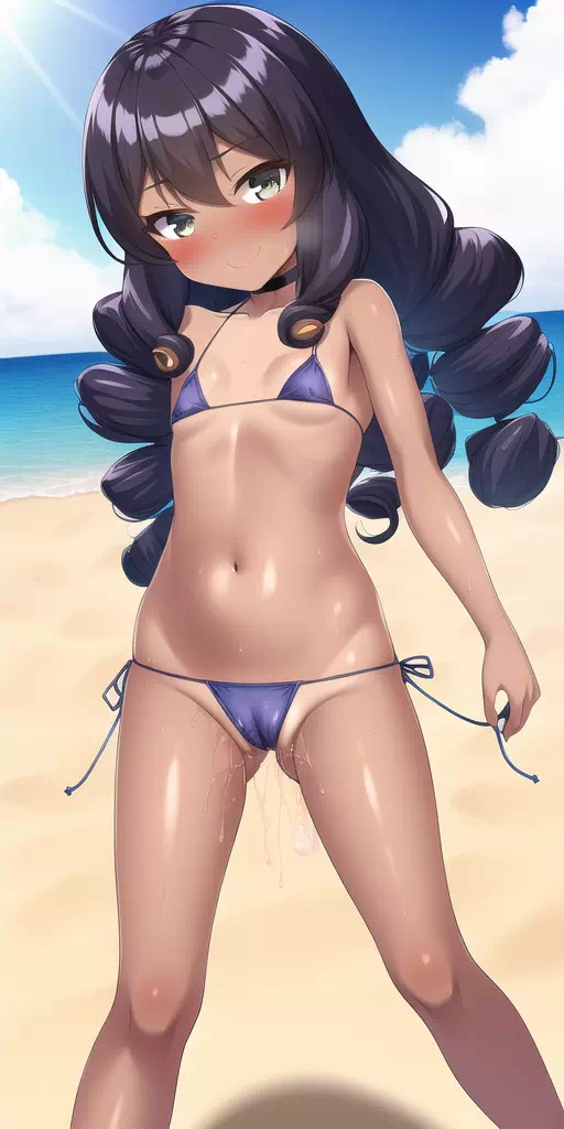 [AI] Sassy Loli Beach