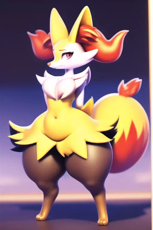 Braixen request (Big hips bonus)