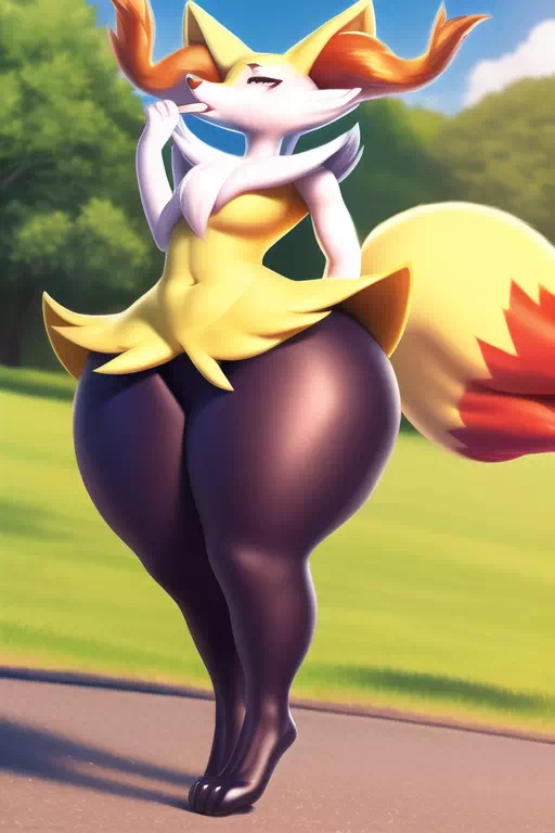 Braixen request (Big hips bonus)