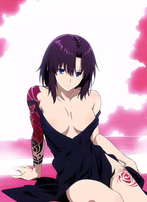 Ryougi Shiki Bedroom Tattoo