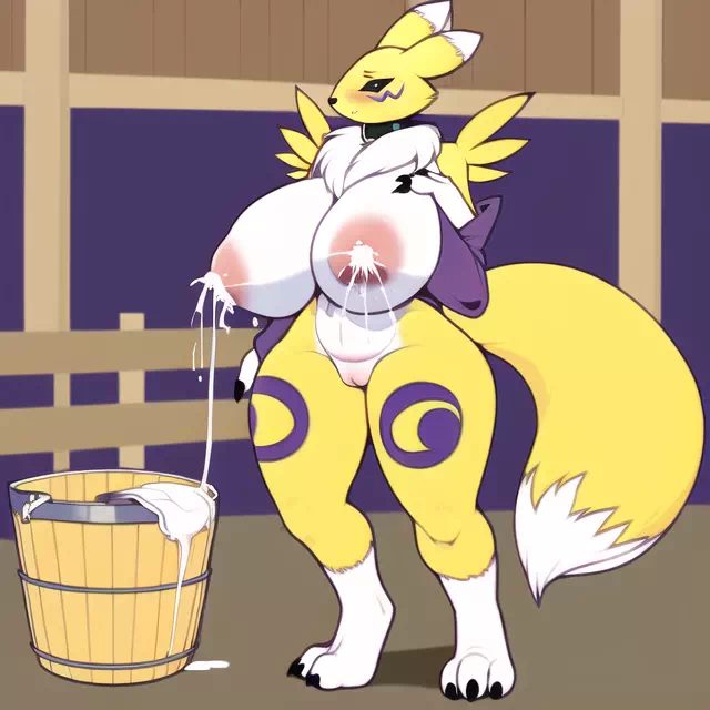 Furry Batch： Milky Renamon