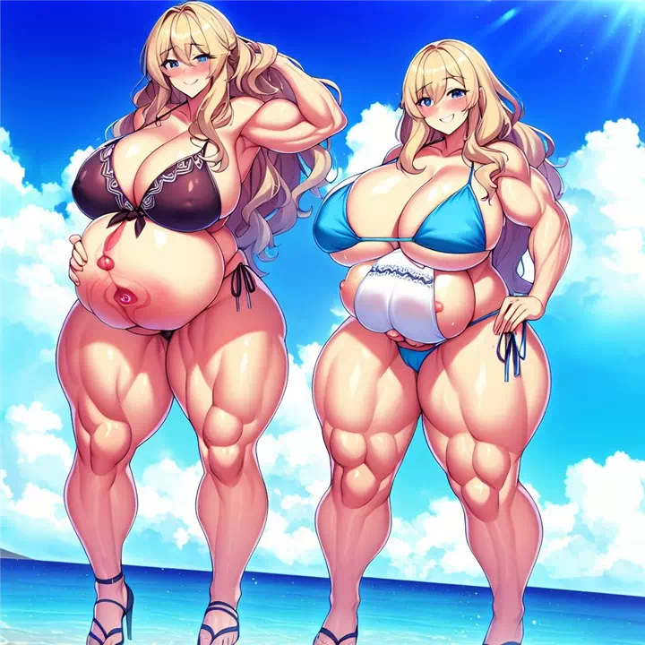 爆乳筋肉妊婦さん