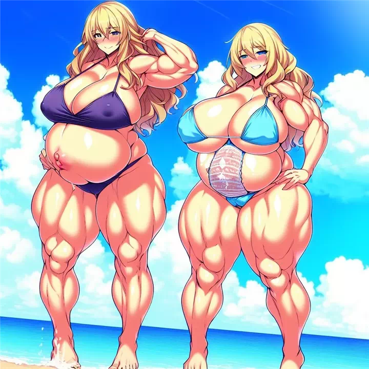 爆乳筋肉妊婦さん