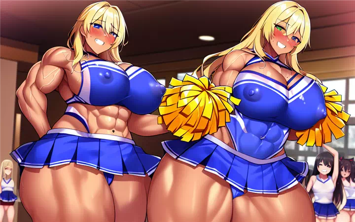 爆乳筋肉チアリーダー