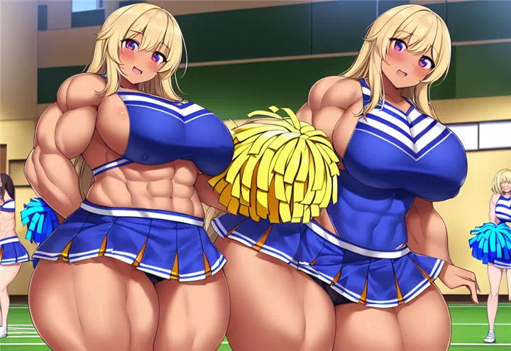 爆乳筋肉チアリーダー