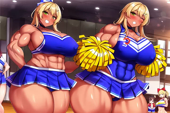 爆乳筋肉チアリーダー