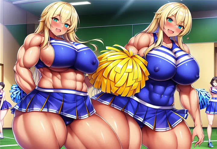 爆乳筋肉チアリーダー