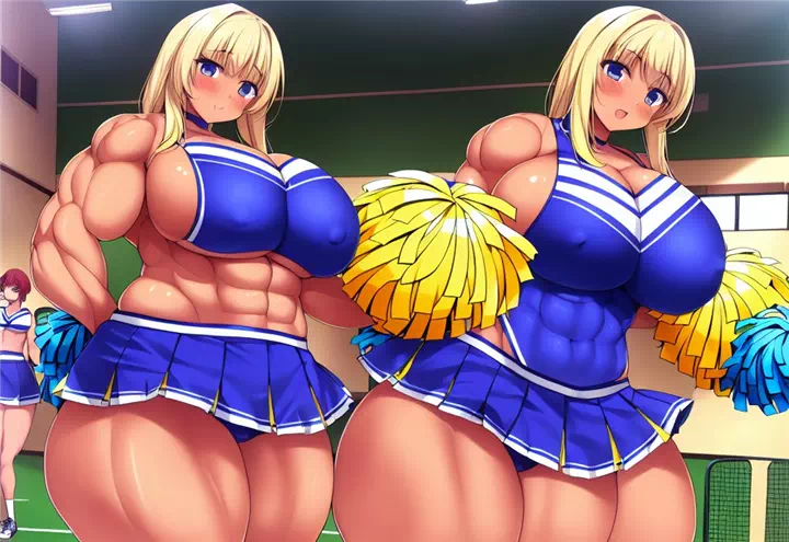 爆乳筋肉チアリーダー