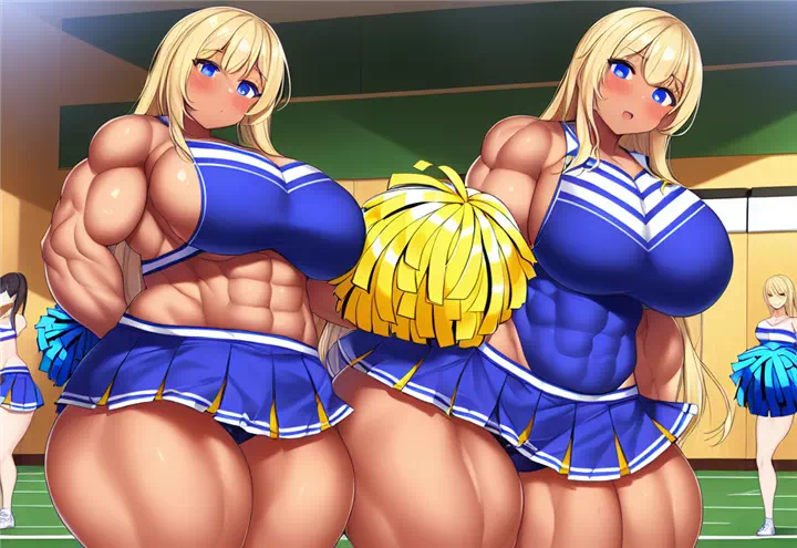 爆乳筋肉チアリーダー