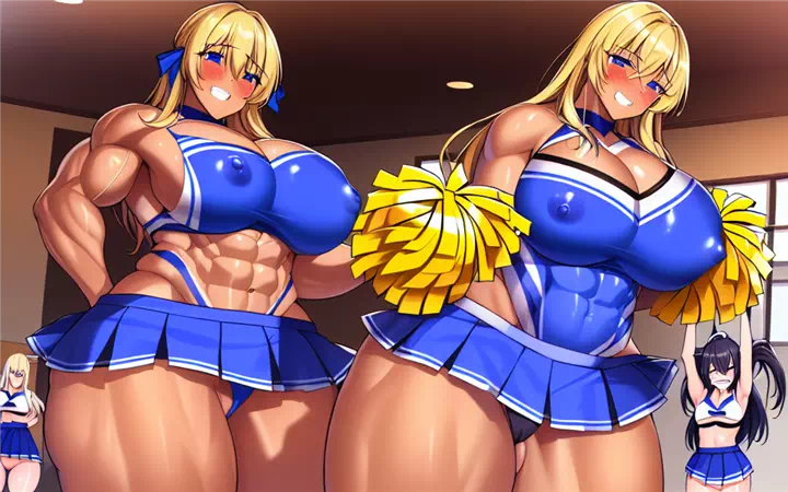 爆乳筋肉チアリーダー