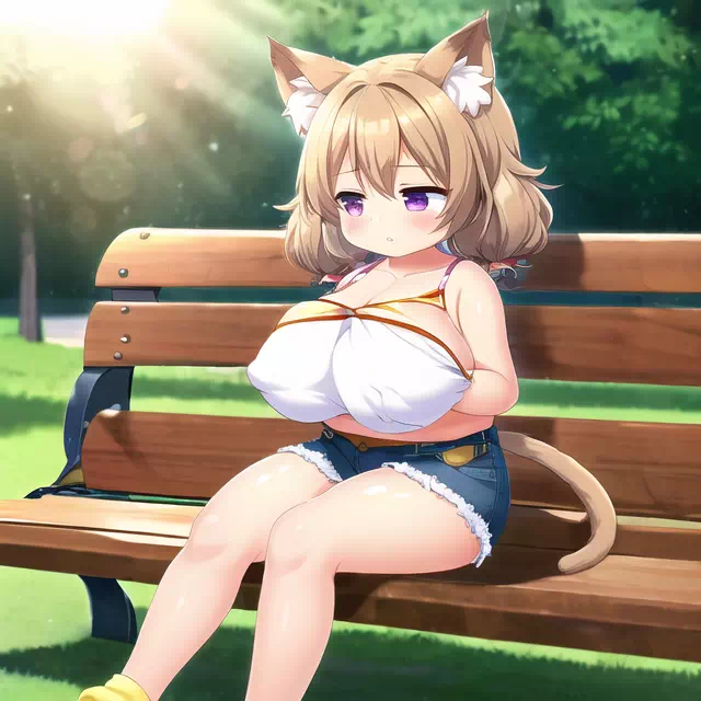 メスガキおっぱい猫の夏休み