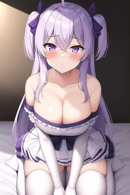 PURPLE HAIR TWINTAILS