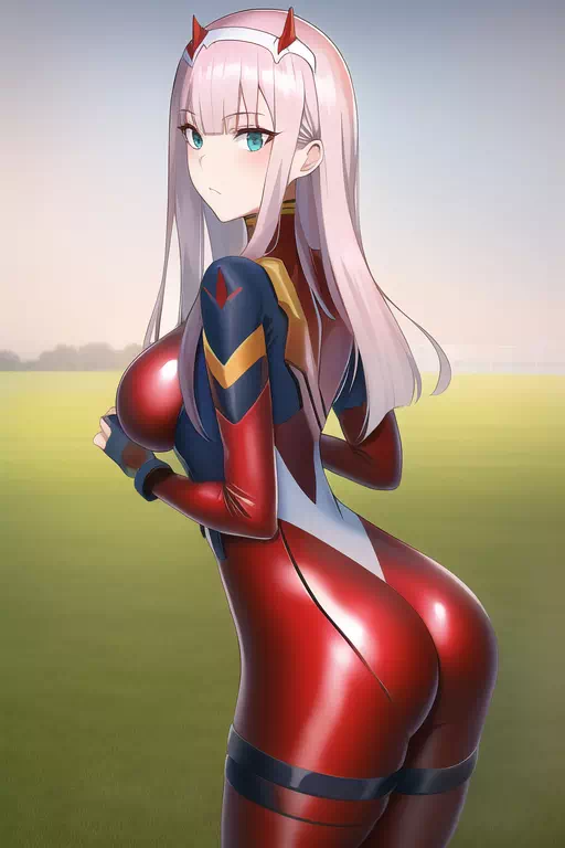 Zero two latex butt