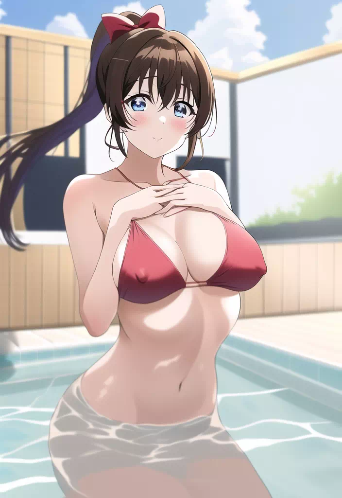 Shizuku in the Pool