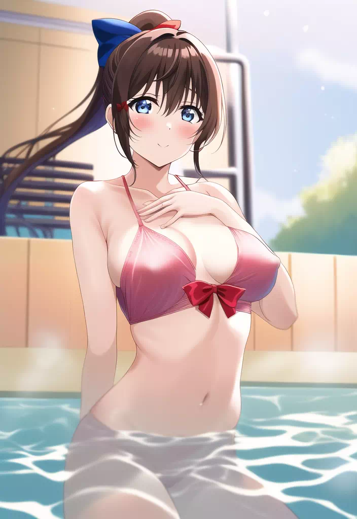 Shizuku in the Pool