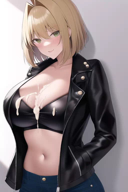 Arcueid Brunestud Leather Cum