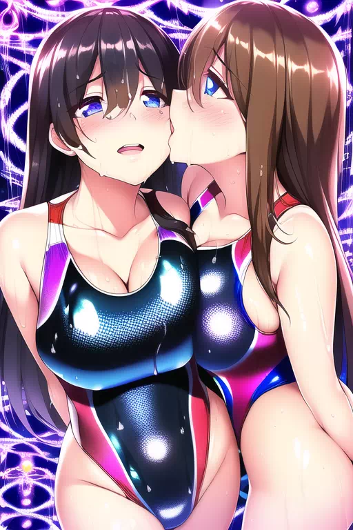 【NobelAI】Swimsuit ecstasy girl