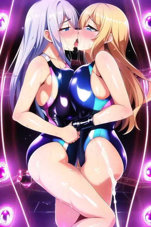 【NobelAI】Swimsuit ecstasy girl