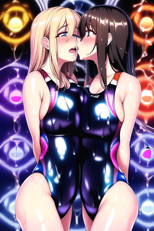 【NobelAI】Swimsuit ecstasy girl