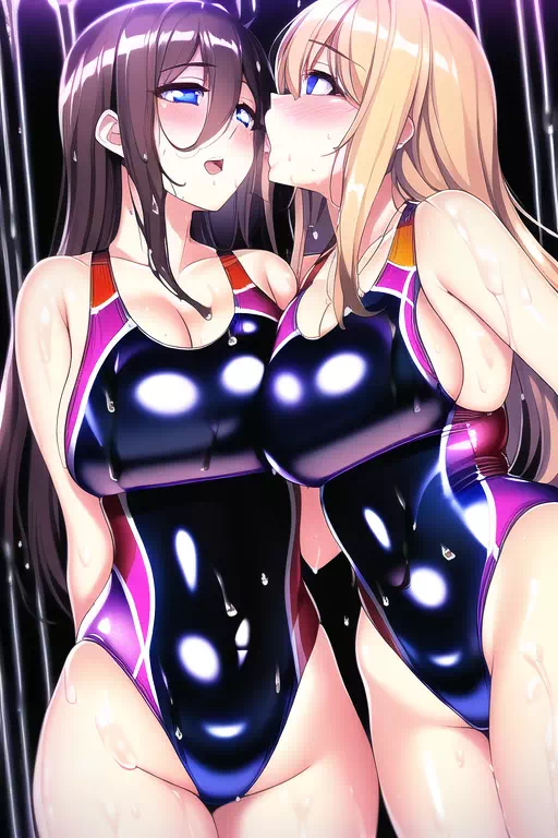 【NobelAI】Swimsuit ecstasy girl