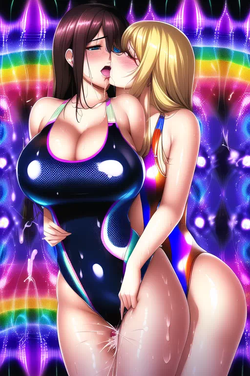 【NobelAI】Swimsuit ecstasy girl