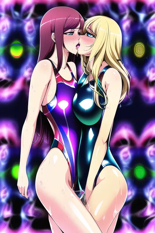 【NobelAI】Swimsuit ecstasy girl