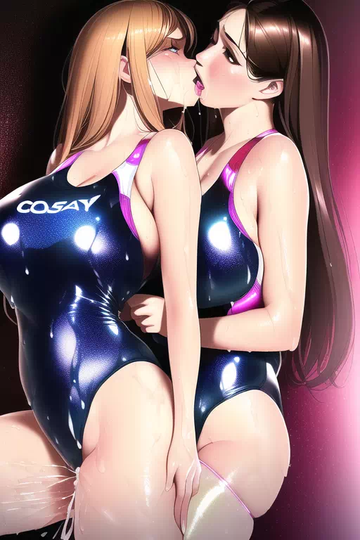 【NobelAI】Swimsuit ecstasy girl