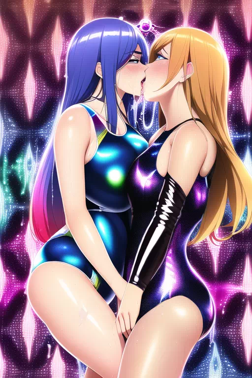 【NobelAI】Swimsuit ecstasy girl