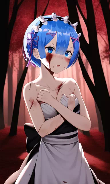 Rem a little angry.