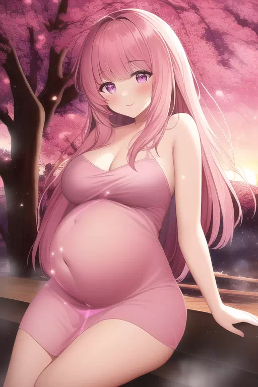 温泉妊婦