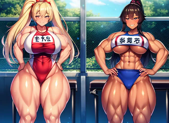 爆乳筋肉ギャル