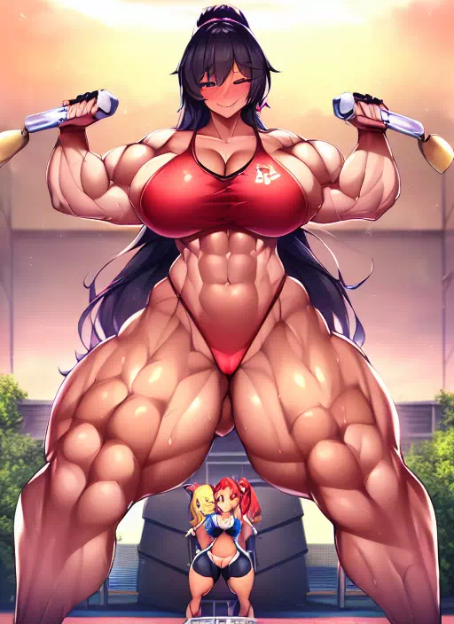 爆乳筋肉ギャル